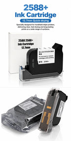 2588+ 2588 2588+M 42ML Ink Cartridge Quick-drying 12.7mm Print Height Universal for unencrypted handheld printer Black