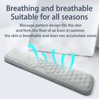 Keyboard Mouse Wrist Protection Rest Pad Ergonomic Office Typing Relax Wrist Memory Foam Mouse Pad PC Computer Laptops Mouse Pad