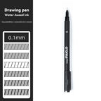 Pigment Liner Pigma Pen 0.1mm/0.03mm/0.05mm/0.5mm/1mm Different Tip Black Fineliner for Sketching Drawing Micron Ink Marker Pen