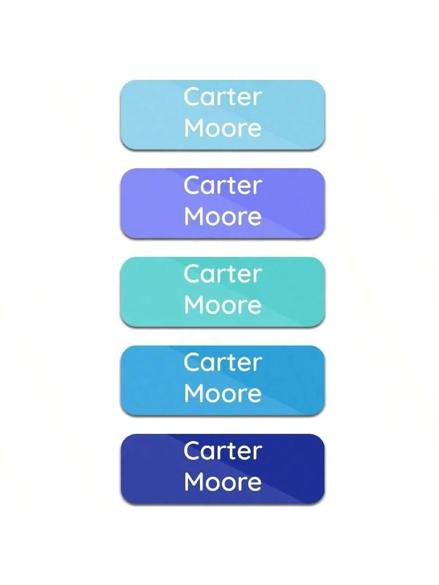 Custom Waterproof Kids' Daycare Labels (120 Pcs) - Personalized Tags for Clothes, Bottles, Backpacks & School Supplies