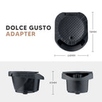 Capsule Adapter For Nespresso Original Capsules Convert for Dolce Gusto Crema Make for Dolce Gusto Coffee Machine CIRCOLO Genio
