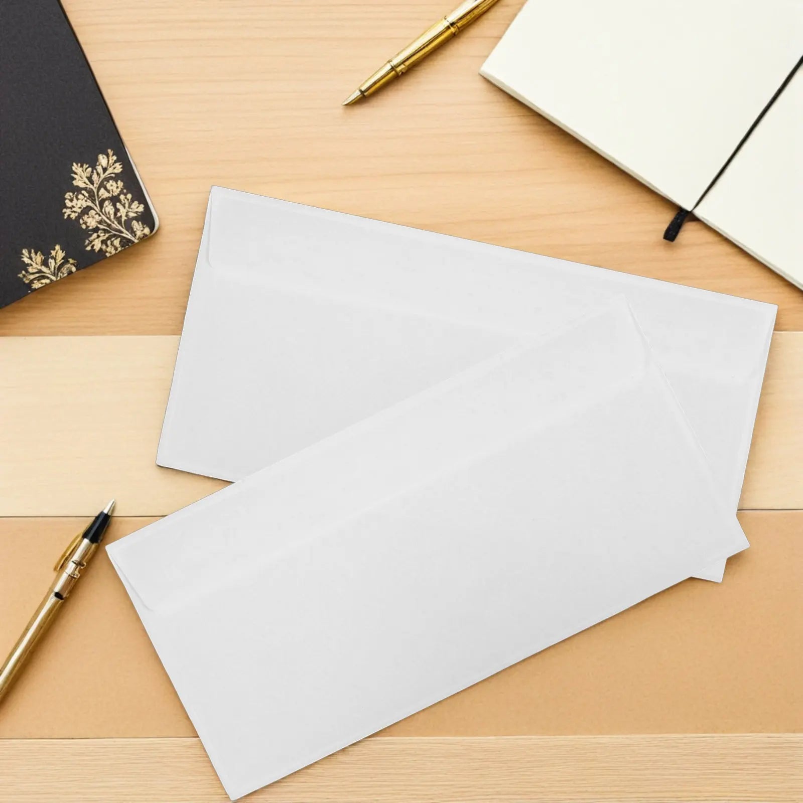 100 Pcs Envelopes and Mailing Supplies Self Seal Letter Security Office Business Size White