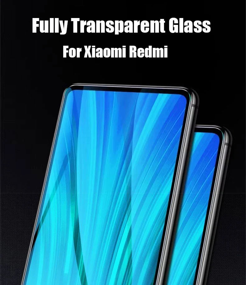 3PCS Tempered Glass For Xiaomi Redmi Note 12 11 10 9 8 Pro 12S 11S 10S 9S 8T Screen Protector For Redmi Note 14 13 Pro 5G Glass