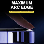 5Pcs For iPhone 16e 16 15 14 13 12 11 Pro Max XS XR Privacy Screen Protector 4K High Definition Tempered Glass Waterproof