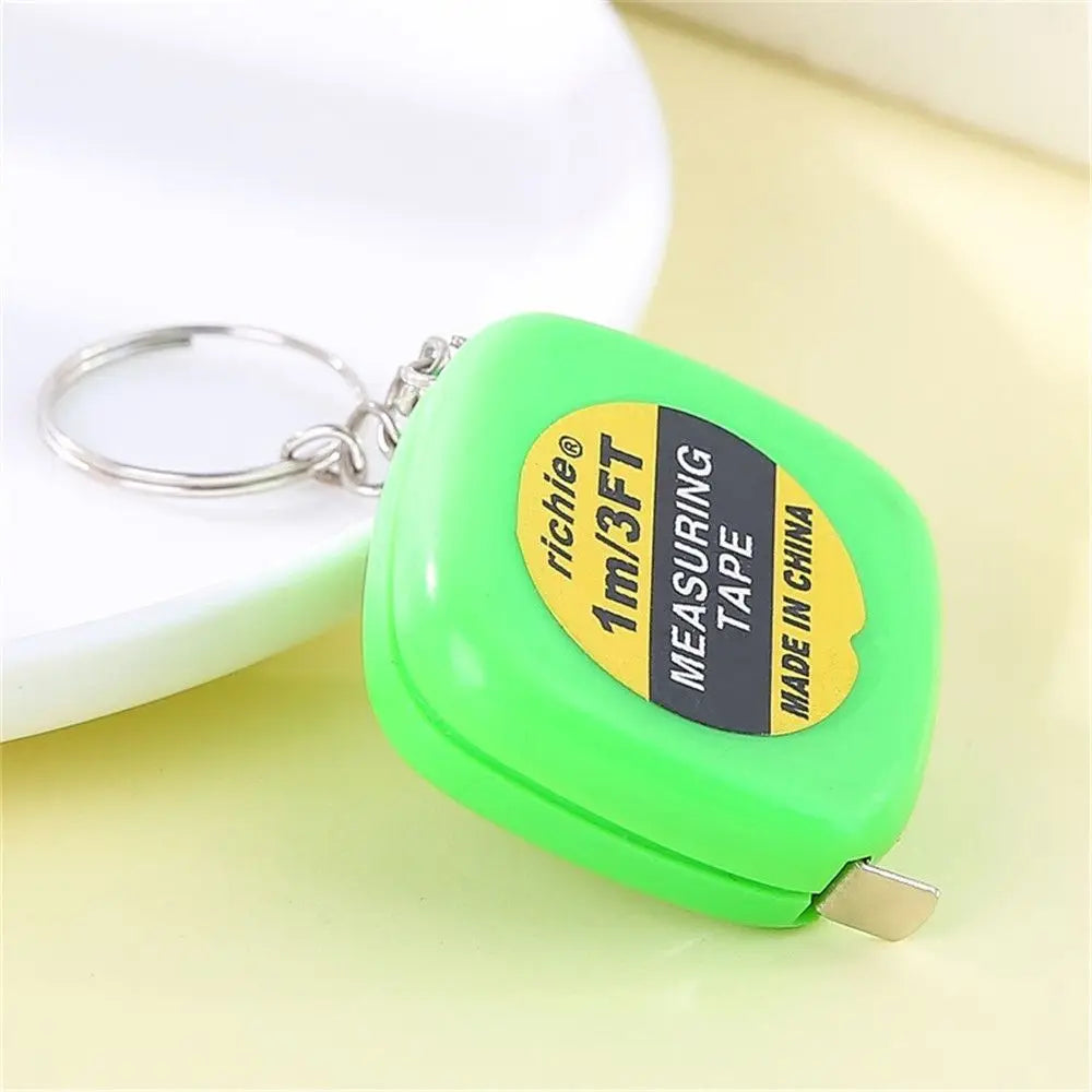 1M/1.5M Measure Ruler Retractable Centimeter Inch Roll Tape Mini Keychain Tape Measure Tailor Portable Sewing Measuring Tool