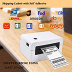 4x6 Inch Thermal Shipping Label Paper 100/200/300/500PCS Adhesive Paper For Express Waybill DHL UPS Express Barcode All-Purpose