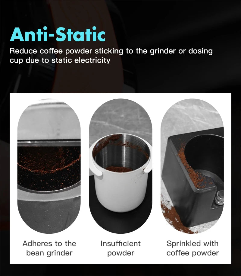 Coffee Bean Spray Tray Bean Dosing Cup Sprayer Electric Atomizer Anti-Static Bottle Grinding Barista Tools Espresso Accessories