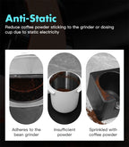 Coffee Bean Spray Tray Bean Dosing Cup Sprayer Electric Atomizer Anti-Static Bottle Grinding Barista Tools Espresso Accessories