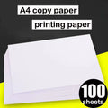 100Sheets 70G Blank Draft Paper A4 Copy Paper White Printer Paper Office Paper Practice Paper for Student A4 DIY Paper