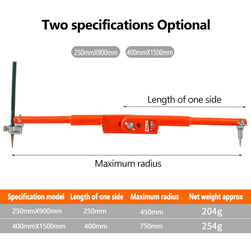 【New】Woodworking Large Compasses Industrial Multifunction Tool Planning Wire Gauge Adjustable Lockable Divider