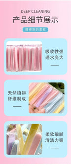 50 Pcs Compressed Face Wash  Wash Face Sponge Clean Face Powder Puff Cleansing Cotton Pad Cleansing Beauty Strip