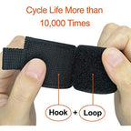 Heavy Cable Cord Storage with Triangle Buckle Wire Manager Power Cord Management Nylon Belt Keychain Straps for Cable Hoses