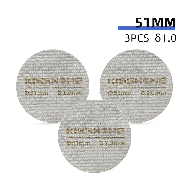 Coffee Puck Screen Reusable Heat Resistant Metal Espresso Filter Mesh For 51mm 54mm 58mm Portafilter Barista Accessories Tools