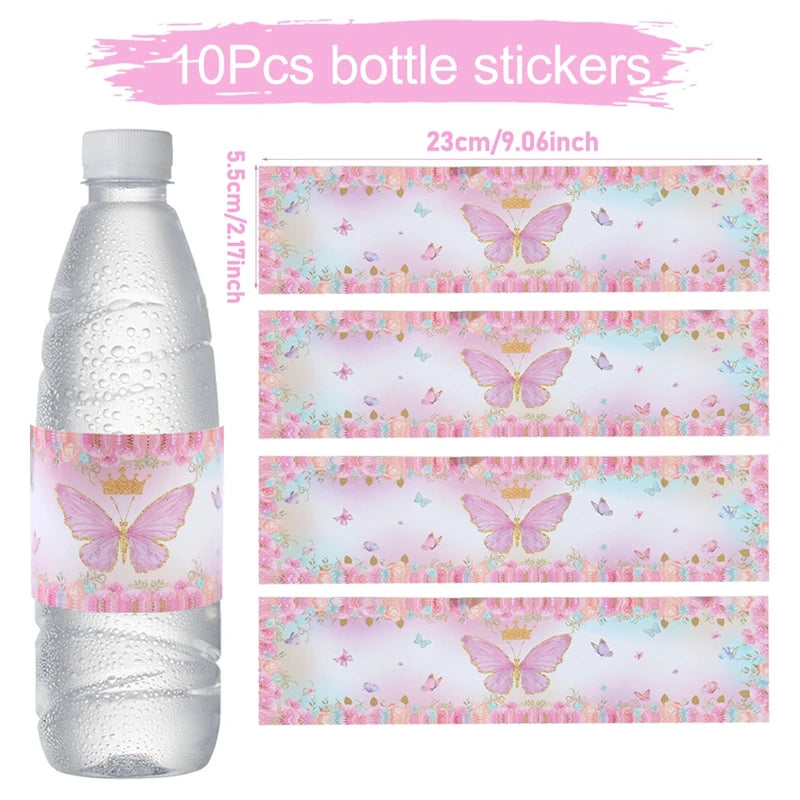 Butterfly Birthday Party Decoration  Butterfly Party Disposable Tableware Paper Cup Plate Birthday  Party