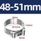 Powerful Clamp 304 Stainless Steel Hose Air Water Pipes Exhaust Fuel Clip Motorcycle Muffler Clamps Durable Sealing Welding Tool
