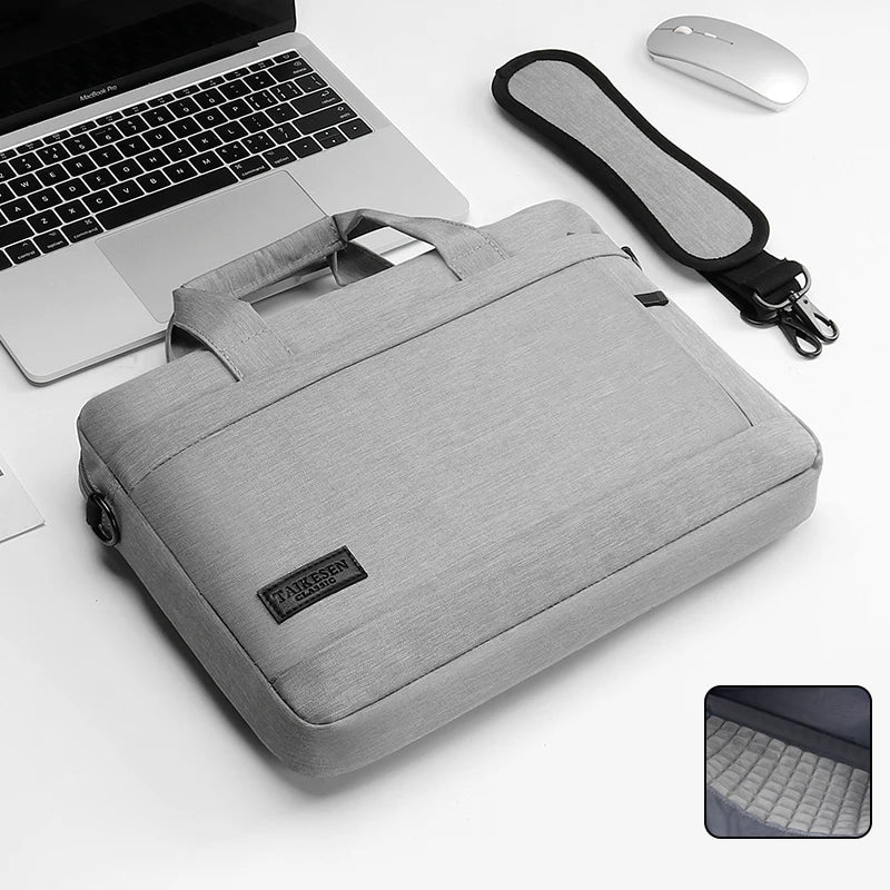 Laptop Bag Sleeve Case Shoulder Handbag For M3 M4 14 15 15.6 17 Inch Macbook Air Pro 13.3 Huawei Asus Dell Notebook Briefcases