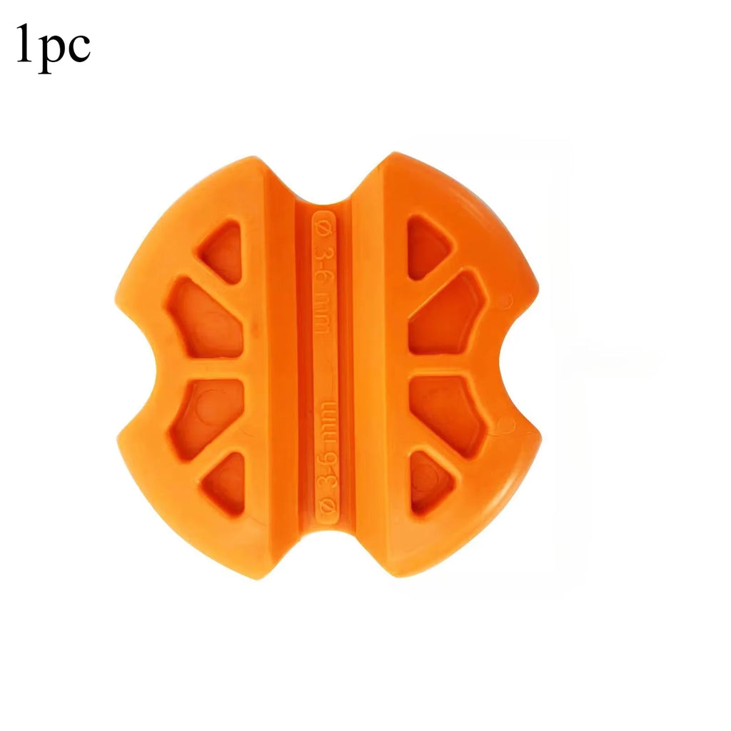 1/2pcs Portable Wire Drawing Machine Rubber Thread Device Electrician Wire Holder Tool Wire Drawing Anti-slip Clamp