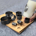 30 Sizes Round Hole Punch(1-50mm), Hollow Punch Cutter Tool Set with Storage Case, Leather Hole Punch, Leather Craft Die Cutter