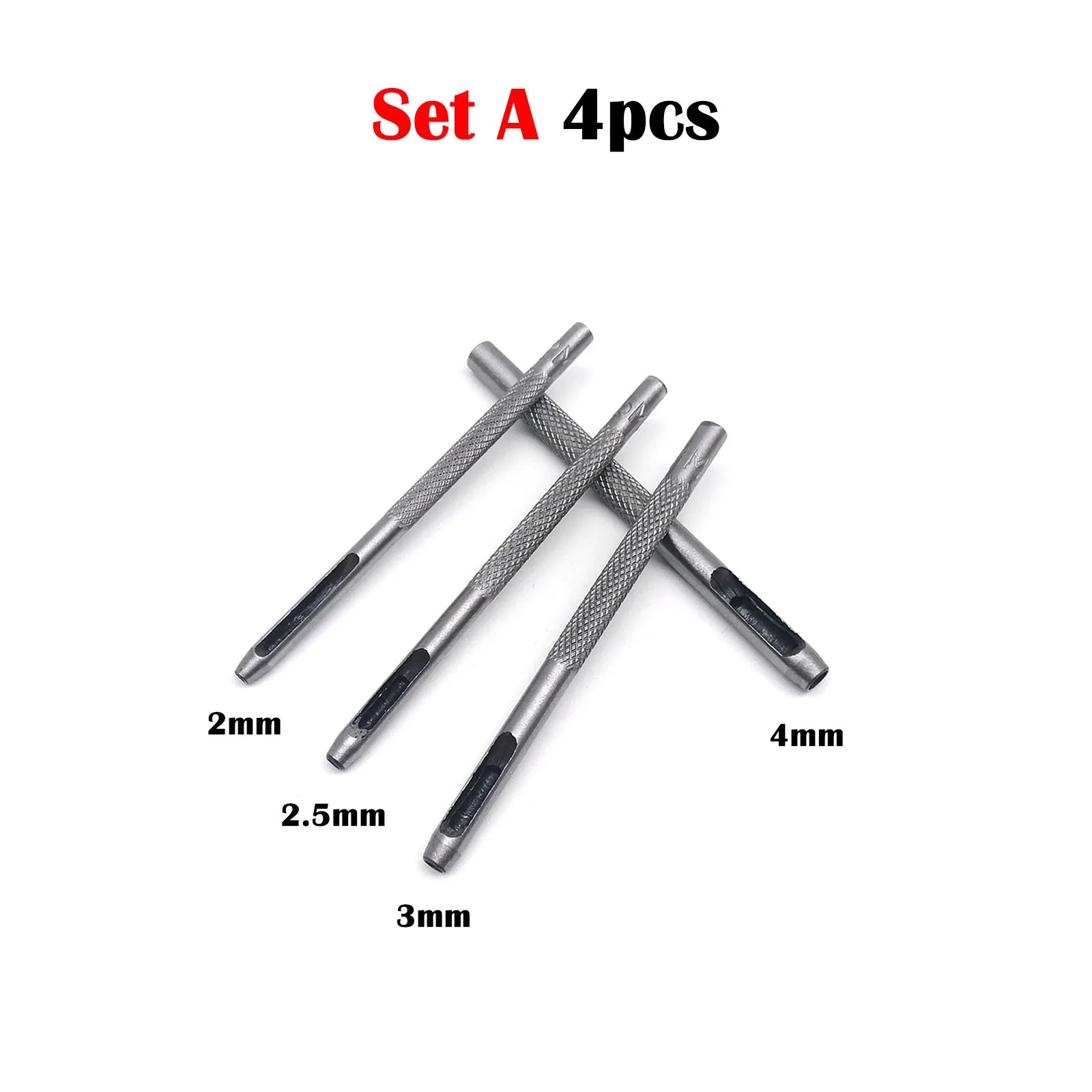 High Quality Steel 1mm 2mm 3mm 4mm 5mm 6mm 8mm to 20mm Round Hole Punch Tool Hollow Cutter for Leather Craft Belt Bag Clothing