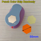 Hexagon Punch Paper Cutter Crafts Scrapbook Embossing Device Hole Punches Cortador De Papel