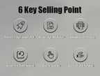 4X6 Thermal Label Printer Bluetooth Wireless Shipping Compatible With iPhone Android Mac Window - Shipping Label Printer