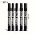 10pcs Permanent Marker Set, Waterproof Black Ink High-Capacity Oil-Based Office Supplies for  Office Supplies and Accessories