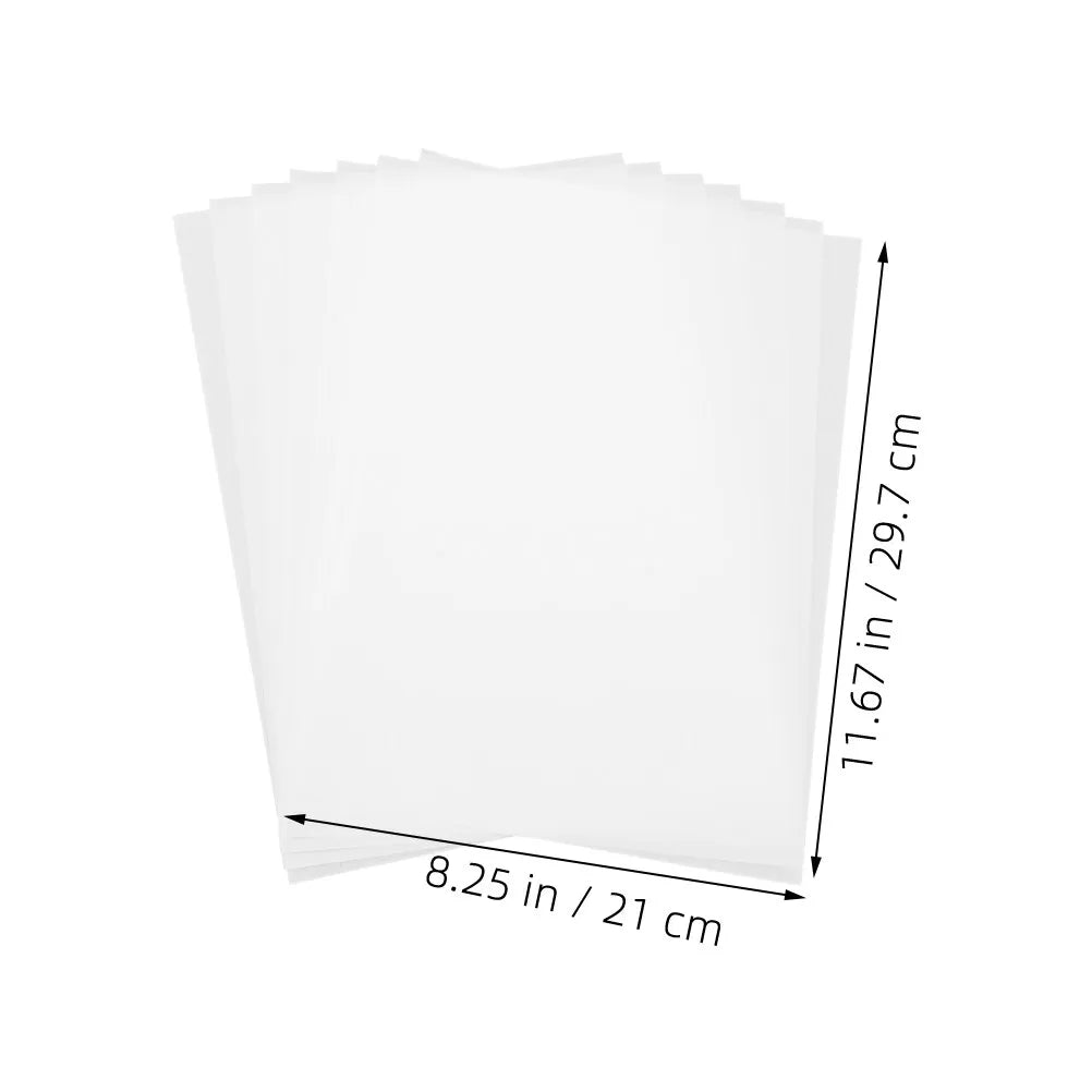 100Sheets A4 Sulfuric Tracing Paper Translucent Paper for Drawing Art Design Animation Drafting Architecture Calligraphy