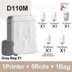Niimbot D110 Label Printer Bluetooth Mini Adhesive Portable Smart Label Maker UV Without Ink For Office School Labeling Machine