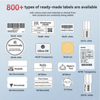 Portable Niimbot B1 Wireless Label Maker Adhesive Sticker Printer Labeling Machine DIY 20-50mm Labels for Office Home