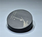 She Ink Slab With Lid Tai Chi Inkstone Water Grain Stone for Calligraphy Brush Writing Practice Painting Ink Grinding Stationery