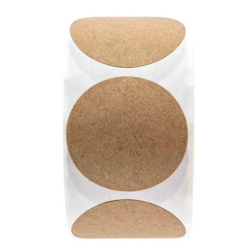 500pcs Paper Self Adhesive Blank Price Tags Heart Seal Stickers Labels Necklace Display Diy Bracelet Supplies Jewelry Packaging