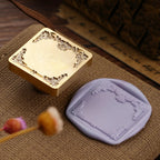 Fire Paint Seal Wax Stamp Heads Photo Frame Series Sealing Wax Stamp Head For DIY Scrapbooking Envelope Wedding Party Invitation