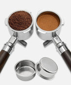 Double Spout 51mm Coffee Portafilter With 1 2 Cups Basket for Delonghi ECO680 ECO685