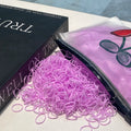 2000pcs/lot Small Disposable Transparent Hair Ties For Kid Girls Elastic Rubber Bands For Bracelets Baby Mini hair Rope Headband