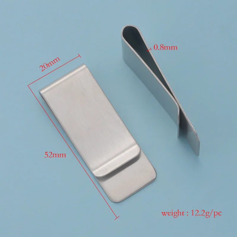 1Pcs Metal Paper Clip for Notebook Bookmark Tool Stainless Steel and Brass Material Book Paper Clips