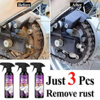 Large Capacity Powerful Car Rust Remover Spray - Exhaust/Wheel Care, Metal Powder Remover