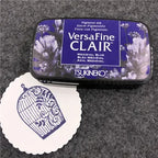 Quick Dry Detail Ink Pad DIY Making Greeting Cards Smearing Stamps Tsukineko VersaFine CLAIR