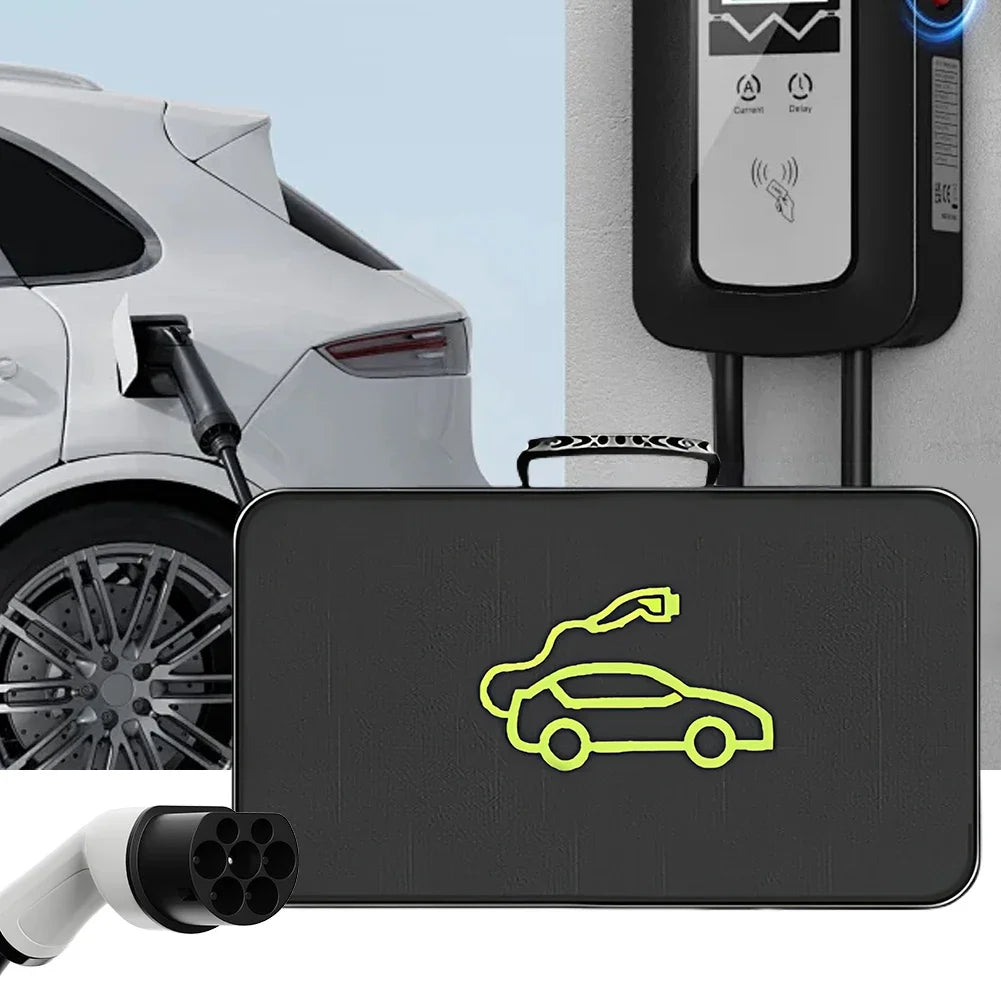 Portable Waterproof EV Charging Cable Storage Bag, Fire Resistant Organizer for Electric Car Jumper Wire Plug & Socket