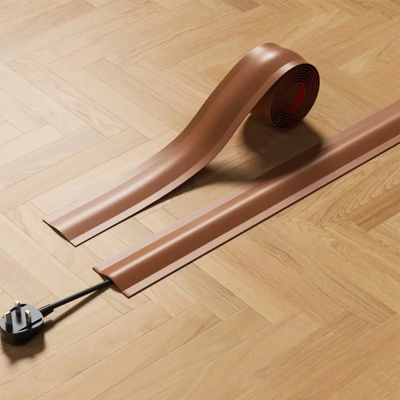 Cable Cover for Flooring Pvc Wires, Covers Wires on the Floor, Soft Floor Cable Cover, Hide Floor Cables, Cable Management Cable Protector