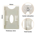 Car Card Sleeve Parking Ticket Clip Auto Fastener Card Bill Holder Mount Fastener Organizer Windshield Stickers Home Office