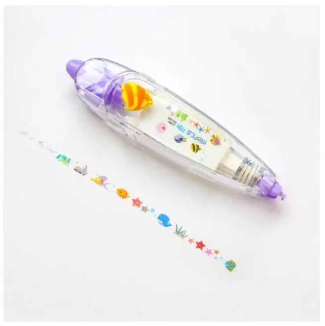 1 pc Kawaii Animals Mechanical Decorative Correction Tape Corrector Diary Diy Journal Art Supplies Gift Accessories School
