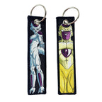Dragon Ball Embroidery Cool Keychain Lanyard Anime Manga Series Badge Holder USB Pendant Portable Key Lanyard Accessories