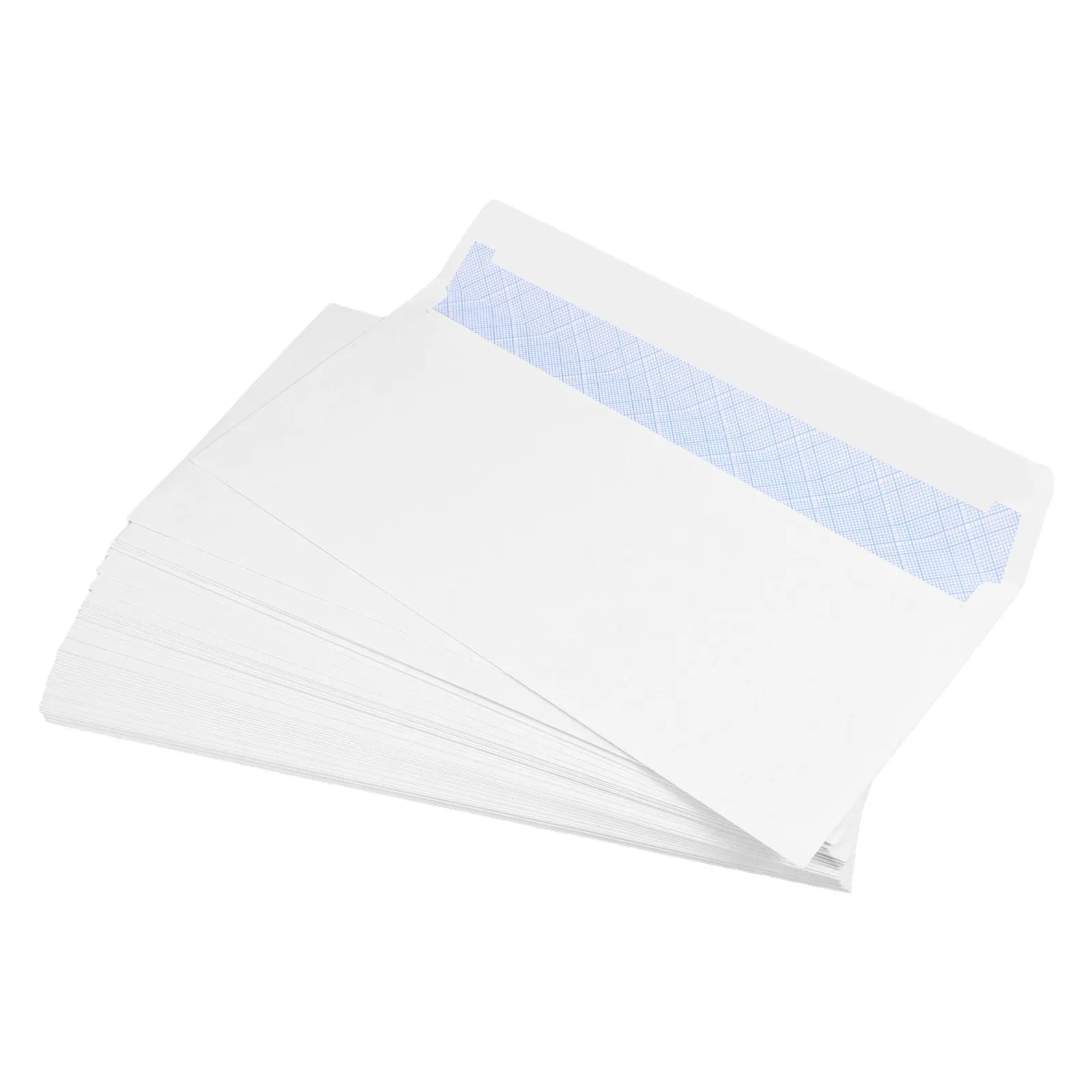 100 Pcs Envelopes Business Size Letter Peel and Seal Self Security White Office for Mailing Documents Supplies