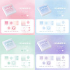 112Sheets Multifunctional Sticky Notes Portable Student Note Marker Writing Sticky Notes Self-Adhesive Easy To Apply Notepad