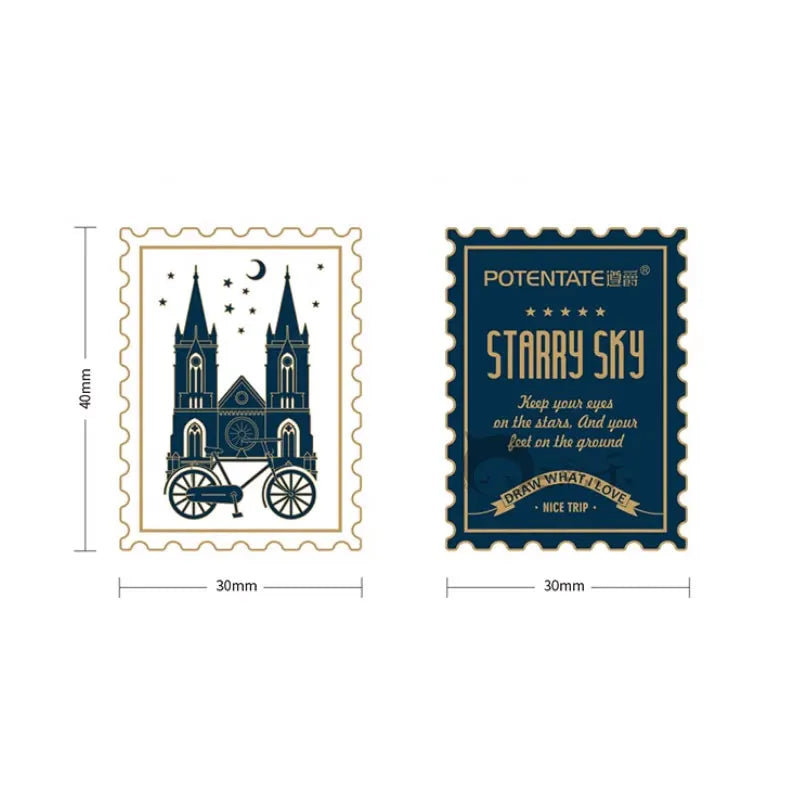 1PC Deluxe Vintage Brass Clip Heavy Metal Binder Paper Clamps Double-sided Pattern for Office Kitchen, Drawing Board, Art Crafts