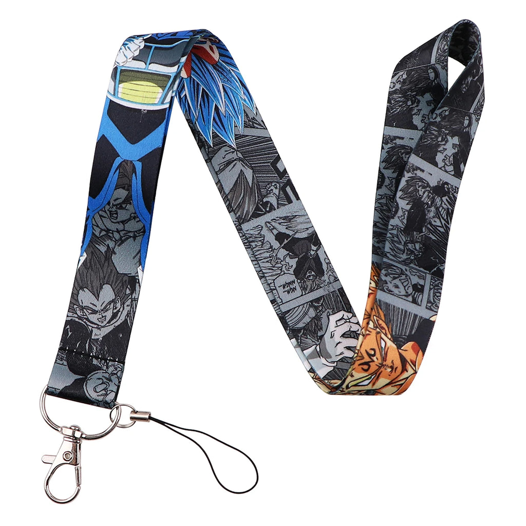 Anime Character Strap Lanyard for Key ID Card Charm Strap Badge Holder DIY Cool Hang Rope Keyring Accessories Gifts Cosplay