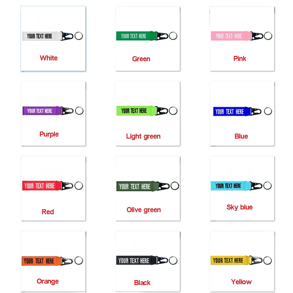 Customized Luggage Tag, Personalized Keychain, Name Patch, Embroidery Accessories for Suitcase and Bag, Luxury Eagle Beak Buckle