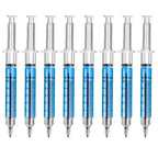 8Pcs Novelty Syringe Ballpoint Pens Cute Stationery Nurse Pen Ballpoint Pen 0.5mm Ballpen