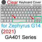 Keyboard Cover for ROG Zephyrus G14 G15 G16 M15 M16 S15 S17 G M S Duo GU605 GA605 GA503 GA403 Silicone Protector Skin Case