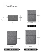 Laptop Sleeve Case 13 14 15 15.6 16Inch For Huawei HP DELL Bag For Macbook Air Pro 13 13.6 M4 Notebook Case with Stand Men Women